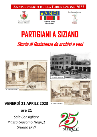 Partigiani a Siziano - Storie di Resistenza da archivi e voci