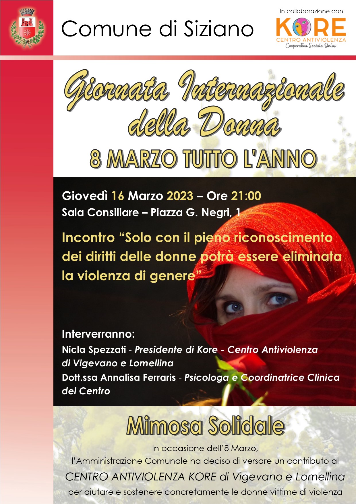 Giornata Internazionale della Donna - 8 Marzo tutto l'anno