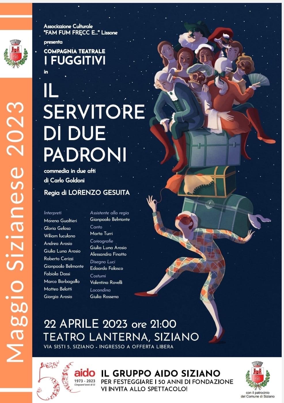 "il servitore di due padroni" - commedia in due atti di carlo goldoni