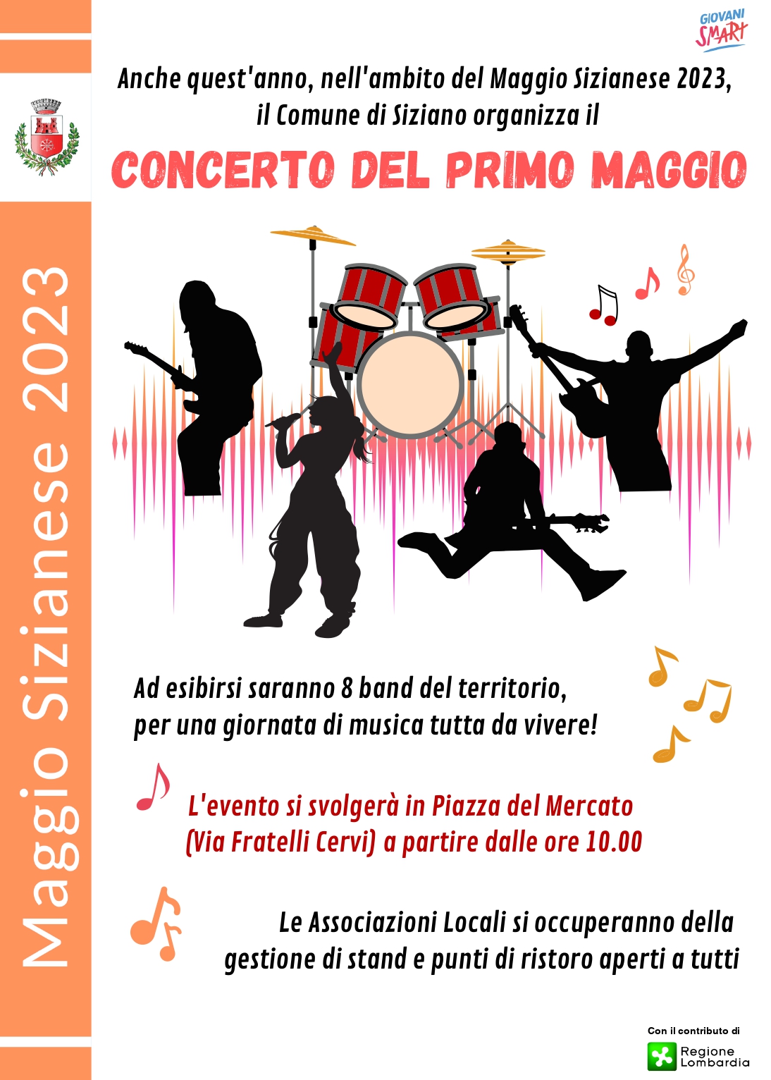 Maggio sizianese 2023 - concerto del primo maggio in piazza del mercato