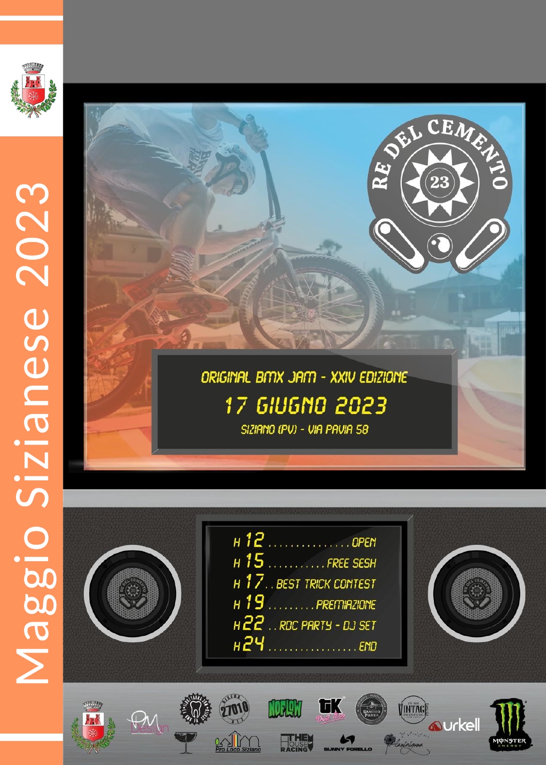 Maggio sizianese 2023 - re del cemento - original bmx jam xxiv edizione