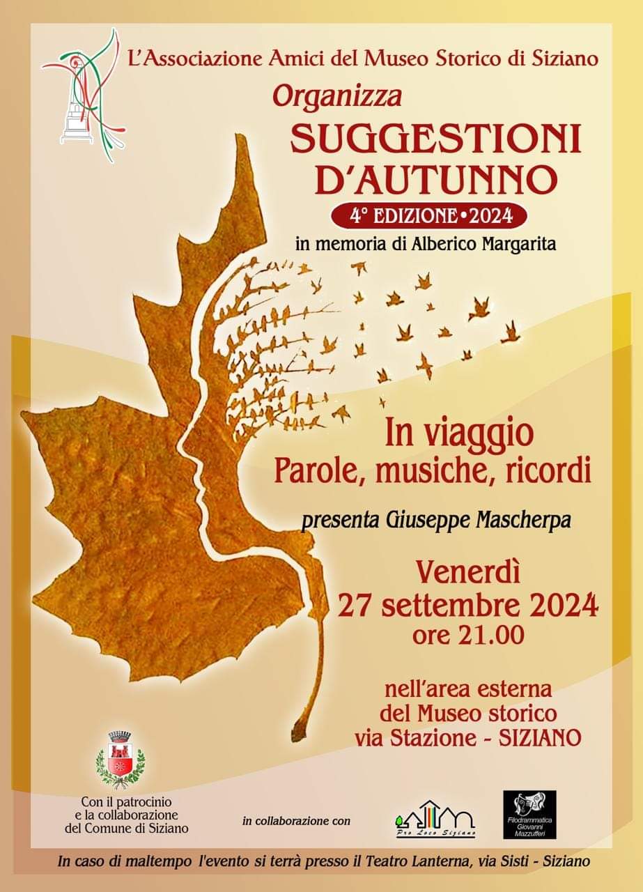 SUGGESTIONI D'AUTUNNO 2024 