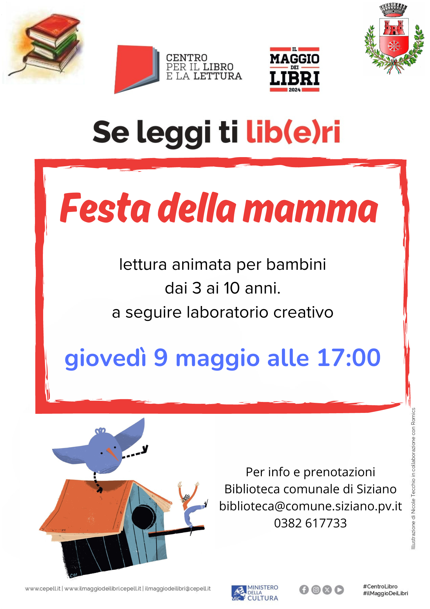 9 MAGGIO 2024 - LETTURA ANIMATA IN OCCASIONE DELLA FESTA DELLA MAMMA 