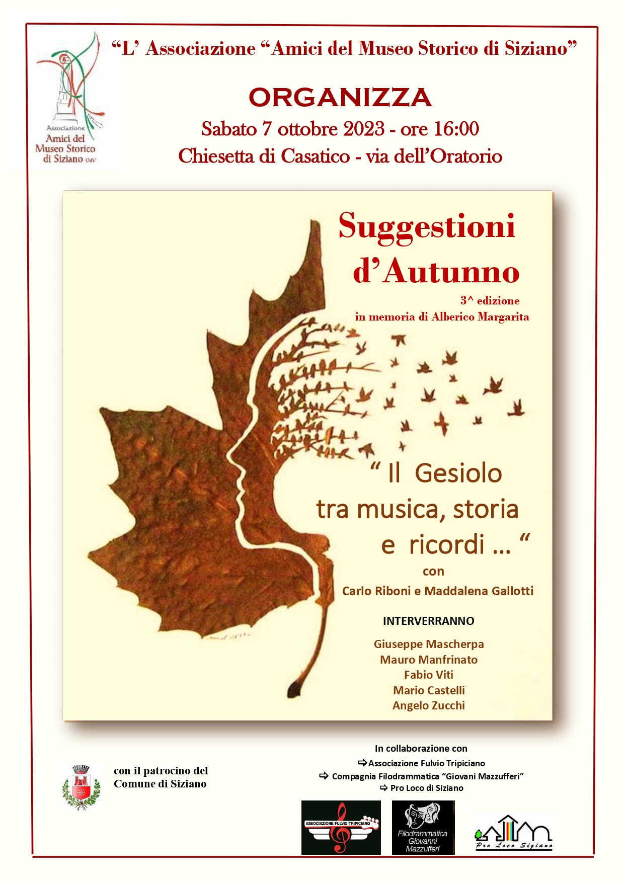 Suggestioni d'autunno : 3^ edizione in memoria di alberico margarita