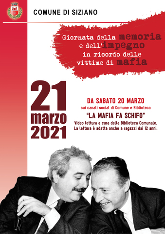 21 Marzo - Giornata della Memoria e dell’Impegno in ricordo delle Vittime innocenti di Mafia